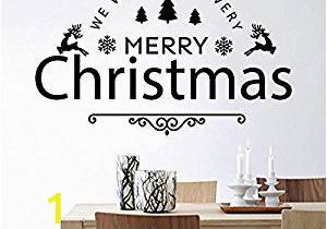 Cheap Christmas Wall Murals Amazon Merry Christmas Wall Vinyl Decal Happy New Year