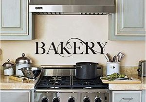 Cheap Kitchen Wall Murals Amazon Tiukiu Bakery Kitchen Sign Wall Art Vinyl Wall