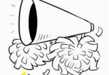 Cheerleading Megaphone Coloring Pages 20 Best Cheerleading Coloring Pages Images On Pinterest