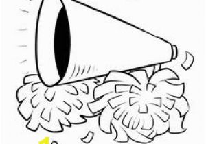 Cheerleading Megaphone Coloring Pages 20 Best Cheerleading Coloring Pages Images On Pinterest