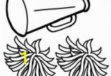 Cheerleading Megaphone Coloring Pages 9 Best Cheerleading Megaphones Images On Pinterest
