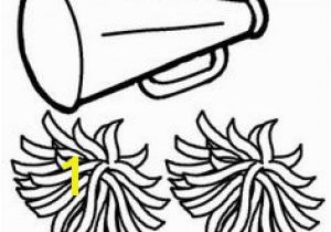 Cheerleading Megaphone Coloring Pages 9 Best Cheerleading Megaphones Images On Pinterest