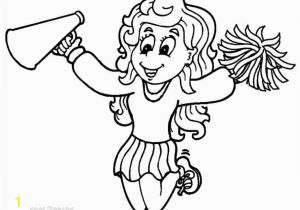 Cheerleading Megaphone Coloring Pages Printable Cheerleading Coloring Pages for Kids Cool2bkids