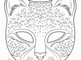 Cheetah Running Coloring Pages Cheetah Mask Coloring Page From Masks Category Select From