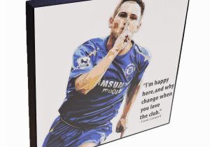 Chelsea Football Wall Murals Art Panel Frank Lampard Frank Lampard Chelsea Chelsea soccer Interior England Premier League Wall Artsports Legend Star Goods Fashion Illustration