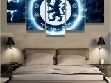 Chelsea Football Wall Murals Chelsea Football Club Football 5 Pcs Painting Canvas Wall