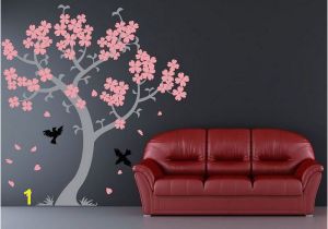 Cherry Blossom Mural On Walls Cherry Blossom Murals Decoration Ideas Picture Love the