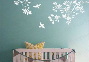 Cherry Blossom Wall Mural Stencil Cherry Blossom Wall Decal Tree Branch Nursery Living