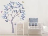 Cherry Blossom Wall Mural Stencil Tree Stencil From the Stencil Studio Includes Leaves