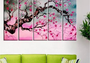 Cherry Tree Wall Mural Buy Cherry Blossom Tree Wall Painting Framed On Wood