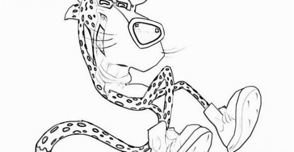 Chester Cheetah Coloring Pages Chester Cheetah Coloring Pages