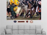 Chicago Bears Murals Fathead Chicago Green Bay Line Of Scrimmage Wall Graphic In 2019