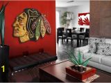 Chicago Blackhawks Wall Mural Chicago Blackhawks Distressed Wood Sign