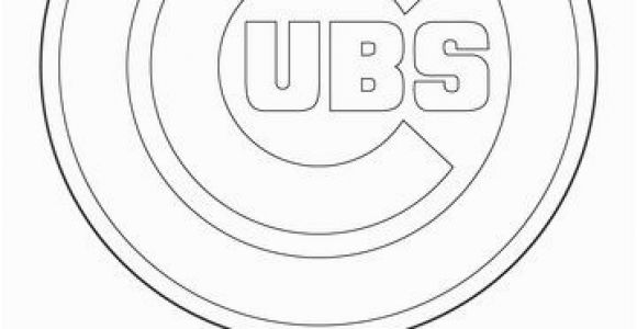 Chicago Cubs Coloring Pages Chicago Cubs Logo Coloring Page