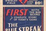 Chicago Cubs Wall Murals Chicago Cubs 1933 Print Vintage Baseball Poster Retro