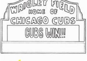 Chicago Cubs World Series Coloring Pages Chicago Cubs Logo Coloring Page