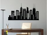 Chicago Skyline Wall Mural Chicago Skyline Wall Decal City Silhouette Chicago Illinois Skyline Decal Fice Business College Dorm Living Room Wall Art Home Decor C127