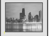 Chicago Skyline Wall Mural Chicago themed Bedroom