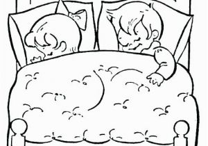 Child Sleeping Coloring Page Sleeping Coloring Pages Sleep Two Child Eve Page Sleepover Bear