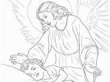 Child Sleeping Coloring Page to See Printable Version Of Guardian Angel Over Sleeping Child
