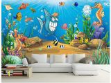 Childrens 3d Wall Murals Us $12 21 Off 3d Wall Murals Wallpaper Custom Picture Mural Beautiful Cartoon Mural Submarine World Children Room Tv Backdrop Wall Home Decor In