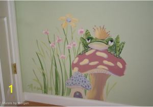 Childrens Painted Wall Murals Fairy Tale Mural the Frog Prince Detail Hand Painted