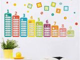 Childrens Wall Mural Stickers Buy Bibitime Chinese Math Wall Stickers Cartoon Animal Education