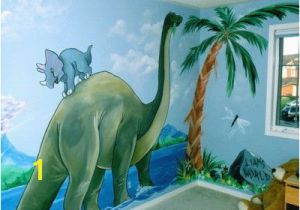 Childrens Wall Murals Painted Kids Dinosaur Wall Mural Covering Rooms Kids Bathroom