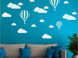 Childrens Wall Murals Uk Diy Clouds Balloon Wall Decals Children S Room Home Decoration