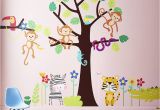 Childrens Wall Stickers Murals Children S Tropical Jungle Wall Sticker Set by Parkins Interiors