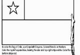 Chile Flag Coloring Page Chile Coloring Page