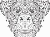 Chimp Coloring Pages Chimpanzee Coloring Page