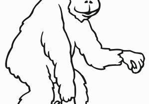 Chimp Coloring Pages Chimpanzee Coloring Pages