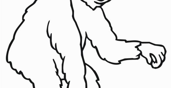 Chimp Coloring Pages Chimpanzee Coloring Pages