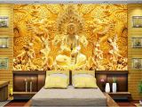 Chinese Wall Murals Wallpaper 3d Wallpaper Custom 3d Wall Murals Wallpaper Mural Golden Goddess Mercy Chinese Relief 3d Living Room Wall Decor Y Wallpaper Y