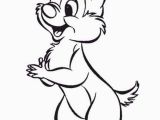 Chip and Dale Christmas Coloring Pages Dale Clap His Hand In Chip and Dale Coloring Page