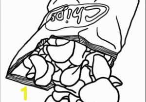 Chip and Potato Cartoon Coloring Page 1362 Chips Free Clipart 5