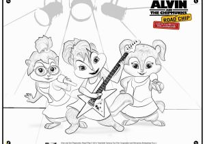 Chipettes Coloring Pages to Print Alvin and the Chipmunks Coloring Pages Diyouth