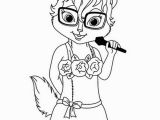 Chipettes Coloring Pages to Print Jeanette Miller is A Member Of the Chipettes She is Beautiful and