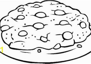 Chocolate Chip Cookie Coloring Page Big Chocolate Chip Cookie Coloring Page