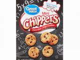 Chocolate Chip Cookie Coloring Page Great Value Mini Chippers Chocolate Chip Cookies 12 Oz 12