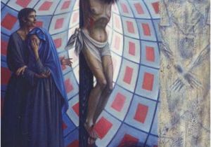 Christian Mural Paintings Jean Pierre Alaux Crucifixion the Church Art