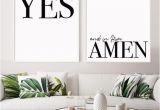 Christian themed Wall Murals Set Of 2 God Promises Christian Art Print Housewarming T