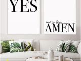 Christian themed Wall Murals Set Of 2 God Promises Christian Art Print Housewarming T