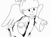 Christmas Angel Coloring Pages Image Detail for Cute Angel Coloring Page Christmas Angel