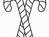 Christmas Candy Cane Coloring Pages Christmas Clipart to Colour