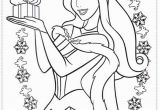 Christmas Coloring Pages Disney Princess Christmas Coloring Pages