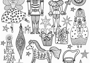 Christmas Coloring Pages Nutcracker Christmas Coloring Book Nutcracker Magic Vector Stock Vector