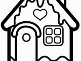 Christmas Gingerbread Coloring Page How to Draw A House for Christmas Christmas House Coloring