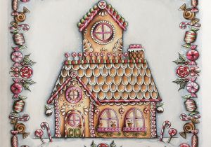Christmas Gingerbread Coloring Page Johanna Basford Johanna S Christmas Ness butler